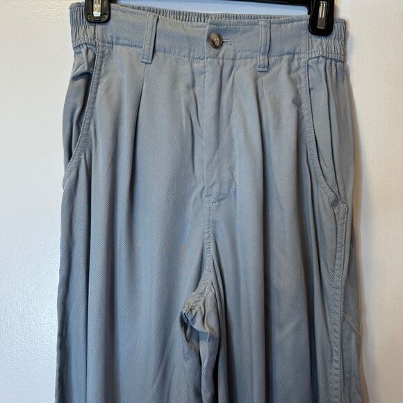 MADEWELL The Neale Straight-Leg Pant in Drapeweave Gray Blue Women’s Size 0 - Picture 7 of 11